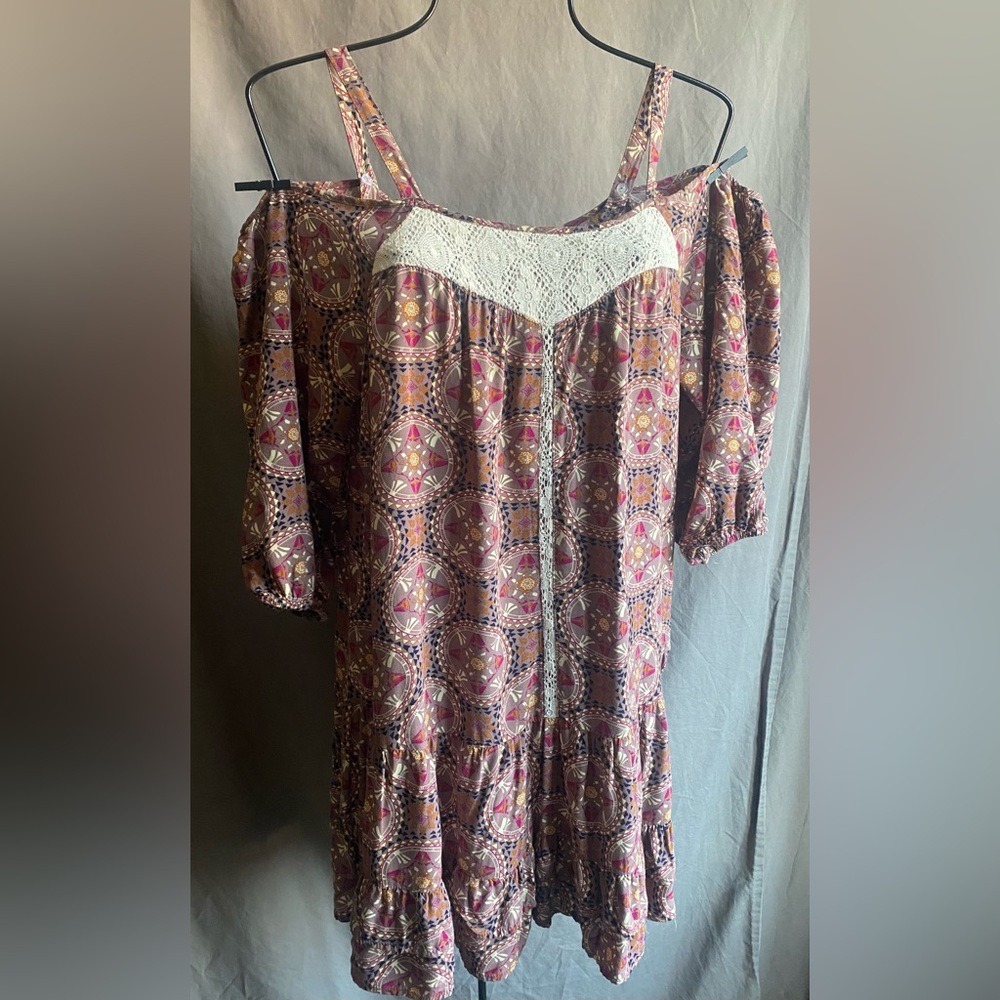 Umgee Multicolor Geometric Tunic top